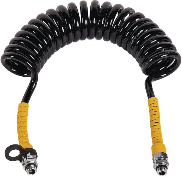 Luftspiralslange gul 4,50m M18x1,5 Europart 
