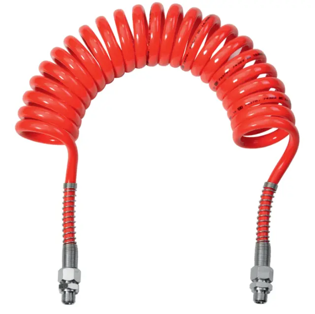LUFTSPIRALSLANGE Rød 4,5m Europart 
