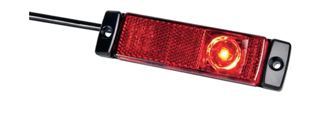 SIDOMARKERING LED  RÖD AVLÅNG 12/24V 5M 