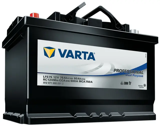 Fritidsbatteri 12V / 75Ah Varta 