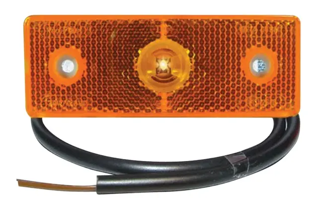 SIDOMARKERING LED GUL 4-PUNKT 24V 