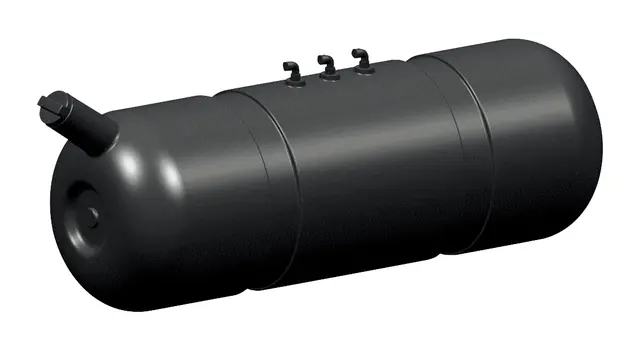 DIESELTANK 240l DIAM. CA. 50 CM 1810 50 L=CA135CM.PLAST U/TANKBAND 