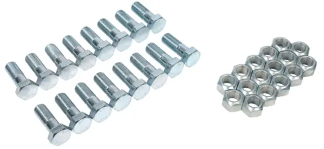 Boltsett Svingkrans 16 Bolter M16x1,5x45 6-kant bolt 