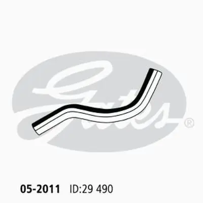 ENGINE HOSES 05-2011 CURVED HOSE Gates 