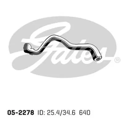 ENGINE HOSES 05-2278 CURVED HOSE Gates 