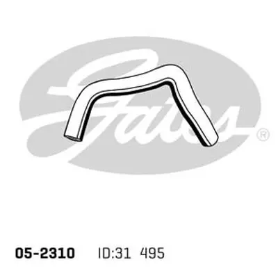 ENGINE HOSES 05-2310 CURVED HOSE Gates 