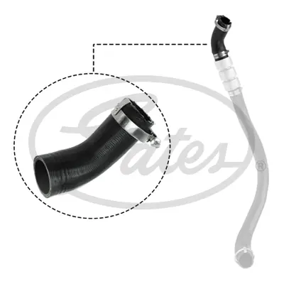 ENGINE HOSES 09-0614 TURBO HOSE Gates 
