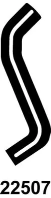 ENGINE HOSES 22507 CURVED HOSE Gates 