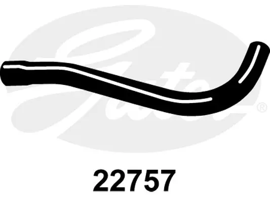 ENGINE HOSES 22757 CURVED HOSE Gates 