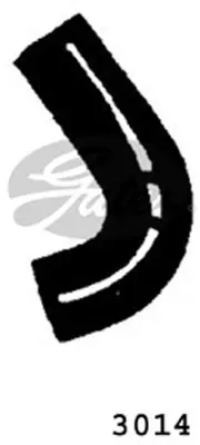 ENGINE HOSES 3014 CURVED HOSE Gates 