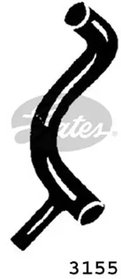 ENGINE HOSES 3155 CURVED HOSE Gates 