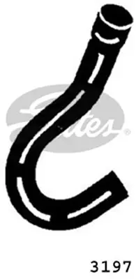 ENGINE HOSES 3197 CURVED HOSE Gates 