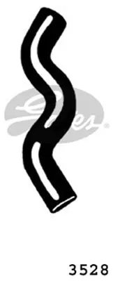 ENGINE HOSES 3528 CURVED HOSE Gates 