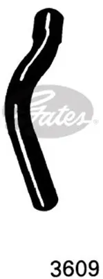 ENGINE HOSES 3609 CURVED HOSE Gates 
