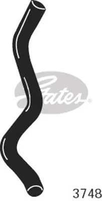 ENGINE HOSES 3748 CURVED HOSE Gates 