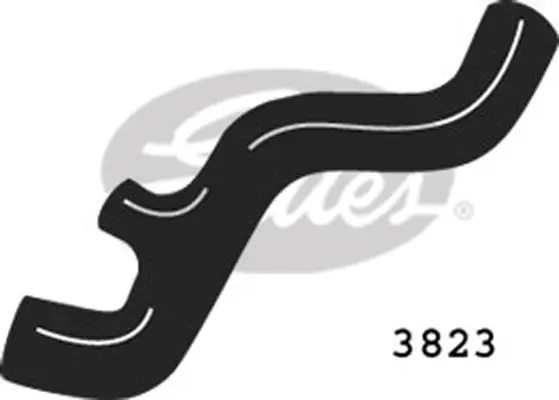 ENGINE HOSES 3823 CURVED HOSE  3823         *IC* Gates 
