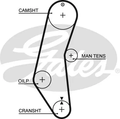 SYNCHRONOUS BELTS 5018 41117X15 Gates 