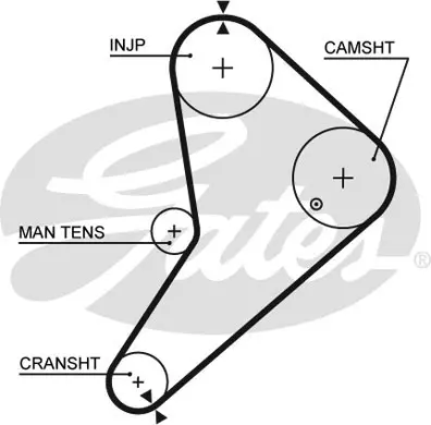 SYNCHRONOUS BELTS 5021 45123X1 Gates 