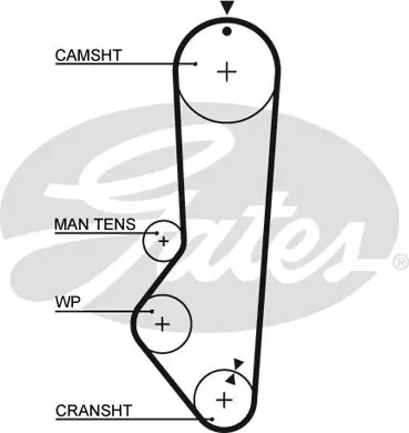 SYNCHRONOUS BELTS 5224XS 58092X19.75 HSN Gates 