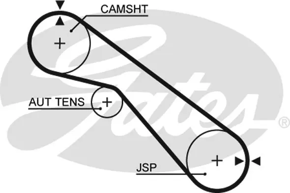 SYNCHRONOUS BELTS 5405XS 58102X25 HSN Gates 