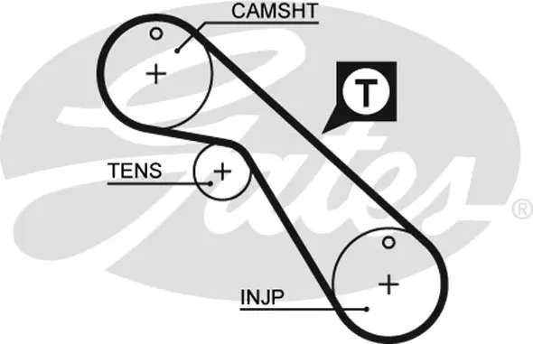 SYNCHRONOUS BELTS 5406 97095X19 Gates 
