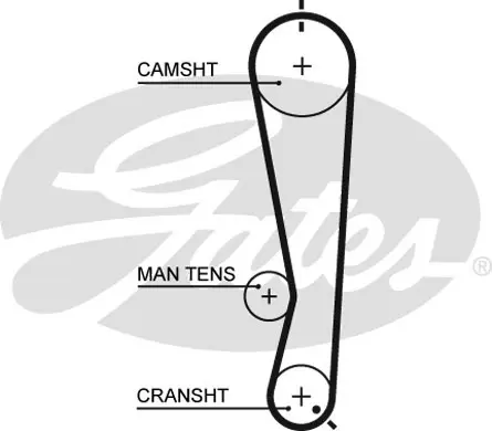 SYNCHRONOUS BELTS 5591XS 111X25 Gates 