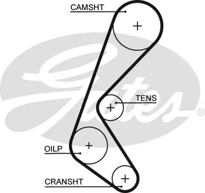SYNCHRONOUS BELTS 5628XS 131X17 Gates 