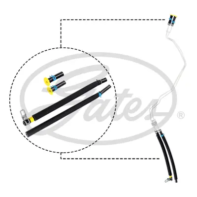 ENGINE HOSES EMH381 EMISSION HOSE Gates 