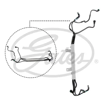 ENGINE HOSES MFL1188 MOLDED FUEL LINE Gates 