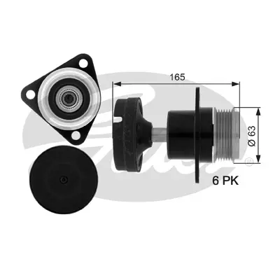 OAP OAP7050 OVERRUNNING ALT.PULLEY Gates 