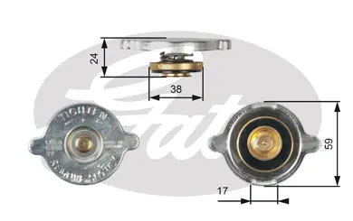 CAPS RC109 RC109 RADIATOR CAP             Gates 