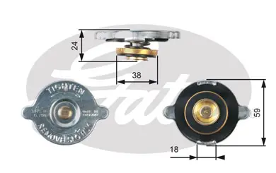 CAPS RC111 RC111 RADIATOR CAP             Gates 