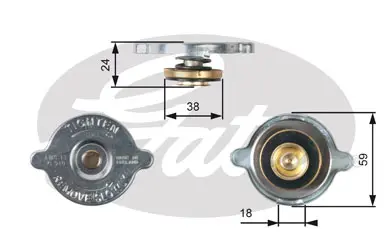 CAPS RC115 RC115 RADIATOR CAP             Gates 