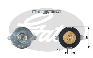 CAPS RC117 RC117 RADIATOR CAP             Gates 