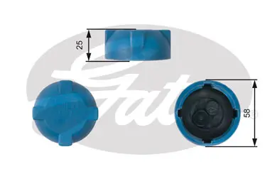 CAPS RC203 RC203 EXPANSION TANK CAP       Gates 