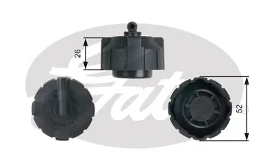 CAPS RC213 RC213 EXPANSION TANK CAP       Gates 