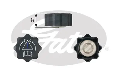 CAPS RC218 RC218 EXPANSION TANK CAP       Gates 