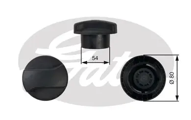 CAPS RC224 RC224 EXPANSION TANK CAP       Gates 