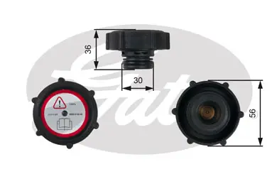 CAPS RC230 RC230 EXPANSION TANK CAP       Gates 