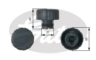 CAPS RC244 RC244 EXPANSION TANK CAP       Gates 