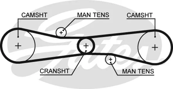 SYNCHRONOUS BELTS T275 88X17 Gates 