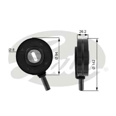 DA TENSIONERS T36022 DRIVEALIGN MV IDLER Gates 
