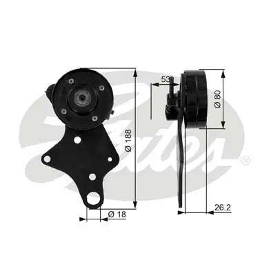 DA TENSIONERS T36024 DRIVEALIGN MV IDLER Gates 