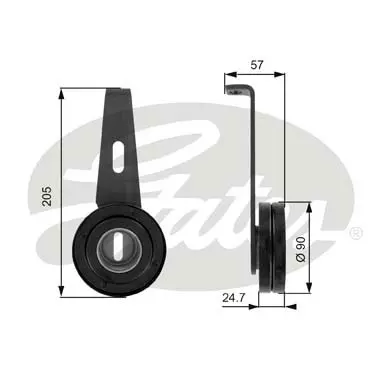 DA TENSIONERS T36028 DRIVEALIGN MV IDLER Gates 