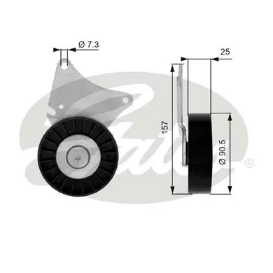 DA TENSIONERS T36030 DRIVEALIGN MV IDLER Gates 