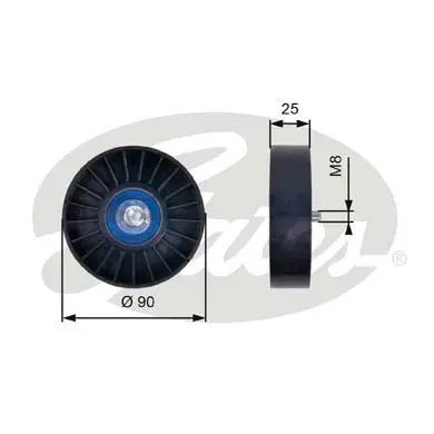 DA TENSIONERS T36033 DRIVEALIGN MV IDLER Gates 