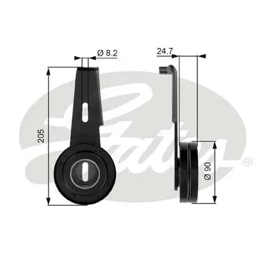 DA TENSIONERS T36061 DRIVEALIGN MV IDLER Gates 