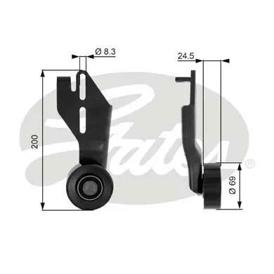 DA TENSIONERS T36063 DRIVEALIGN MV IDLER Gates 