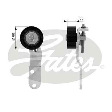 DA TENSIONERS T36074 DRIVEALIGN MV IDLER Gates 