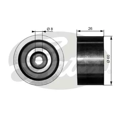 DA TENSIONERS T36076 DRIVEALIGN MV IDLER Gates 